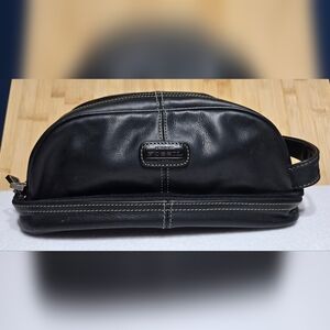 Fossil Black Leather Men's Bag